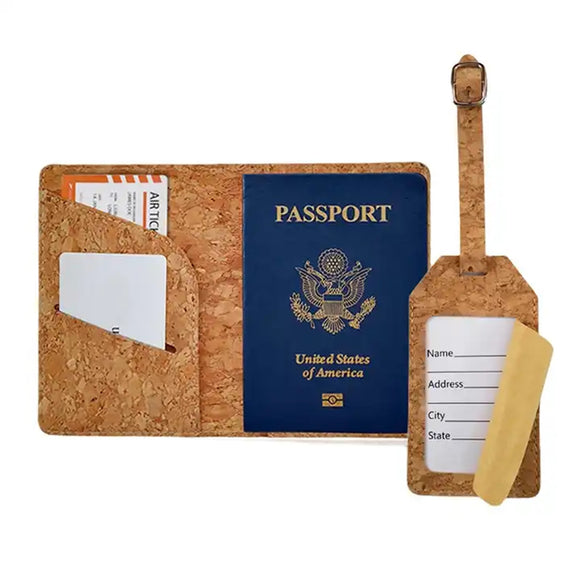 Luggage Tag Passport Holder Set