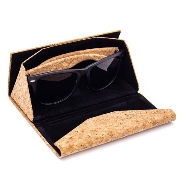 Cover for Glasses Foldable, glasses case, cork hard Case for glasses GOZ-04