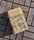 Cork Crossbody Phone Bag with Triple Zipper Design PBAG-121G