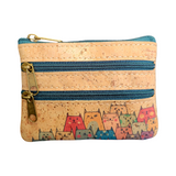Triple Zipper Coin Purses
