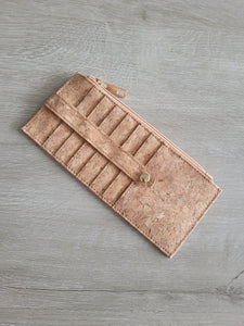 Cork Cart / checkbook Holder Long Wallet CUZ-144