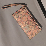 Cork Phone Wallet Wristlet Minimalist Plain CUZ-145