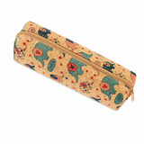 Cork soft case clutch for reading glasses/makeup/pencils