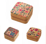 Natural Cork Jewelry Storage Box B-101
