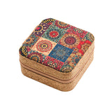Natural Cork Jewelry Storage Box B-101