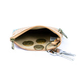 Triple Zipper Coin Purse Japanese wave