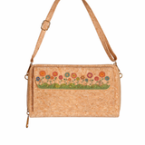 Cork phone wallet cross body with cellphone compartment PHBAG-134-4