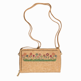 Cork phone wallet cross body with cellphone compartment PHBAG-134-4