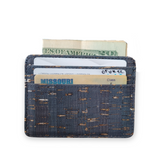 Minimalistic CORK Credit Card Holder Wallet CP-102
