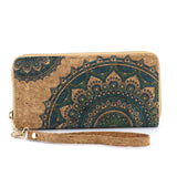 Cork Zipper Wallet Mandala CUZ-102