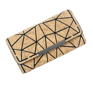 Cork Trifold Wallet Geometric CUZ-126